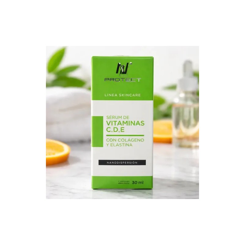 Sérum Facial Nn Protect Vitamina C, D, E Antioxidante 30ml
