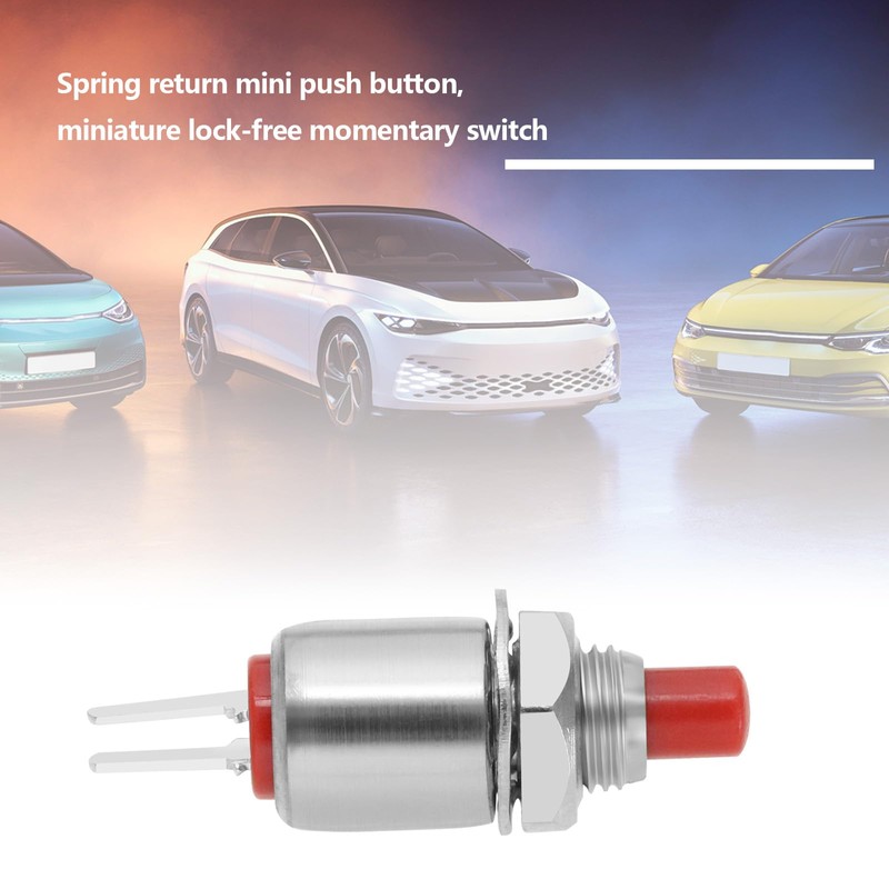 VGOL 5pcs 2pin Microminiature Momentary Button DS-402 Mini Push Button