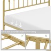 Yaheetech Full Bed Frames Metal Platform Bed with Victorian Style
