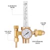 HITBOX Argon CO2 CGA 580 MIG TIG Flow Meter Welding