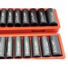 Cal-Hawk 22pc 1/2" Drive Deep Impact Socket Set SAE &