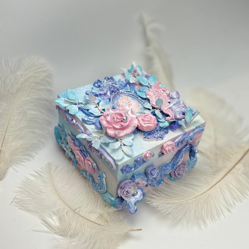 Scrollworks Mold for Polyclay Air Dry Clay Plaster