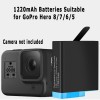 For GoPro Long Lasting Displaceable Li_ion Boosting 1220mAh Battery for