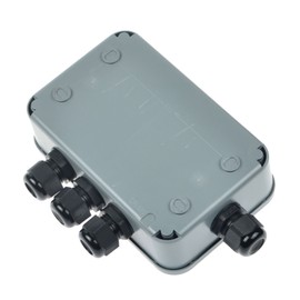 KCMYTONER IP66 Rated Weatherproof 3 Gang Power Control Switch Waterproof Junction Box with Cable Gland Fit for Outdoor Use