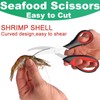 Heavy Duty Poultry Shears Seafood Scissors 2pcs set,Kitchen Shears for