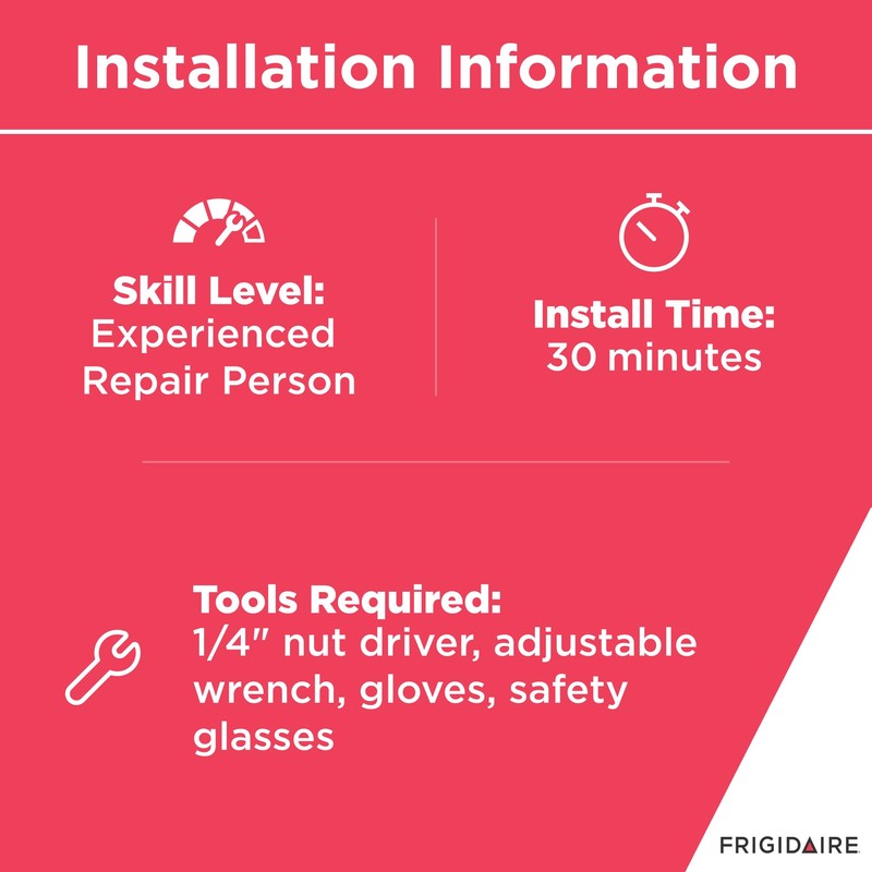 Frigidaire IM116000 Ice Maker Assembly Kit for Refrigerators, White