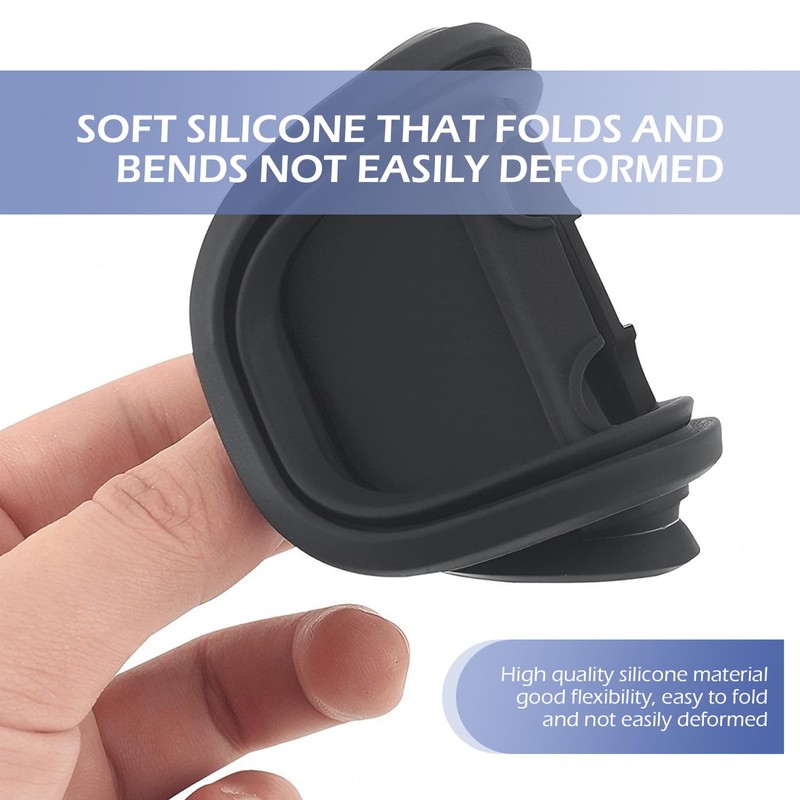 Bawkars 4 PCS Car Door Latch Lock Cover, Silicone Shock