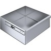Express KitchQuip 15” x 14” Stainless Steel Drawer for Work