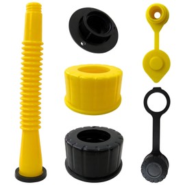 Latest Updated Replacement Gas Can Spout Nozzle Vent Kit Fits for Blitz, for Midwest, for Scepter, for B riggs&Stratton (Yellow)