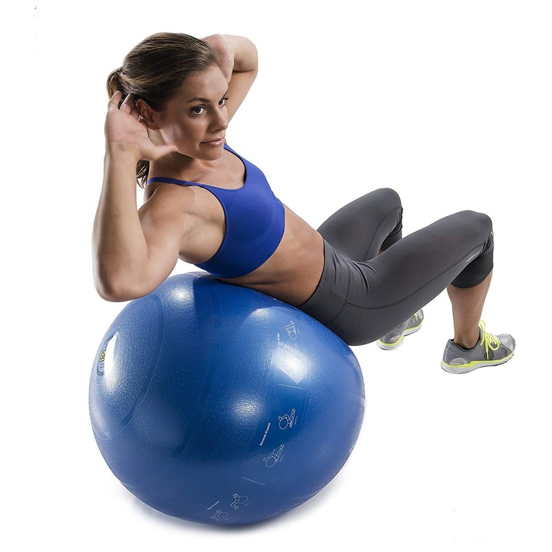 GoFit ProBall Stability Ball – Printed Exercise Ball for Yoga,