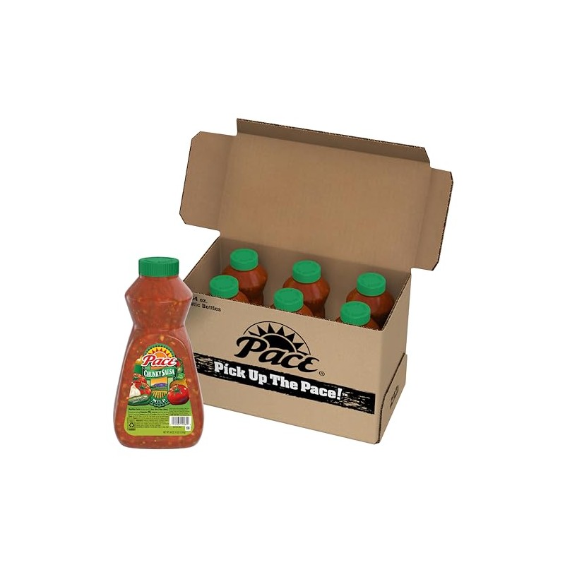 Pace Chunky Salsa, Mild, 64 Oz Bottle (Pack of 6)