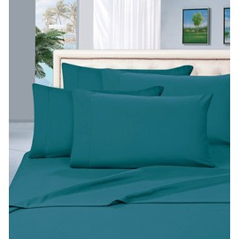 Elegant Comfort Best, Softest, Coziest Bed Sheets Ever! Sale Today Only 1800 Series Brushed Luxury Wrinkle Resistant 3-Piece Bed Sheet Sets - Deep Pocket, Twin, Turqouise