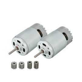 LinkePow 550 12V Motor 30000RPM High Performance, 2pcs 550 12 Volt for Powered Wheel Ride On Car Gearbox