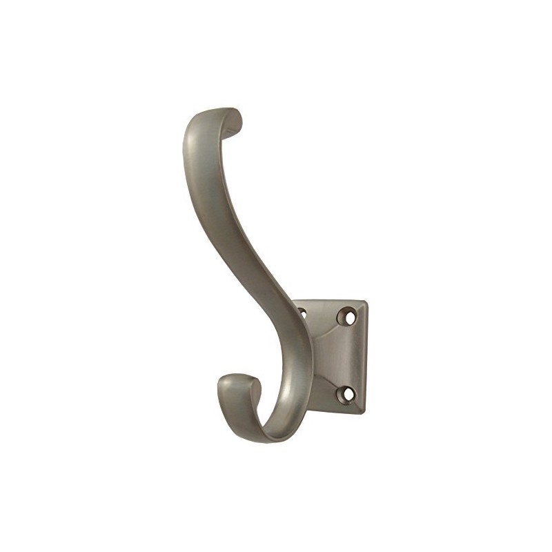 Stone Harbor Hardware Heavy-Duty Coat & Hat Hook, 3-7/16" High,