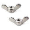 304 Stainless Steel Wing Nut Set M16 Butterfly Nut Hand