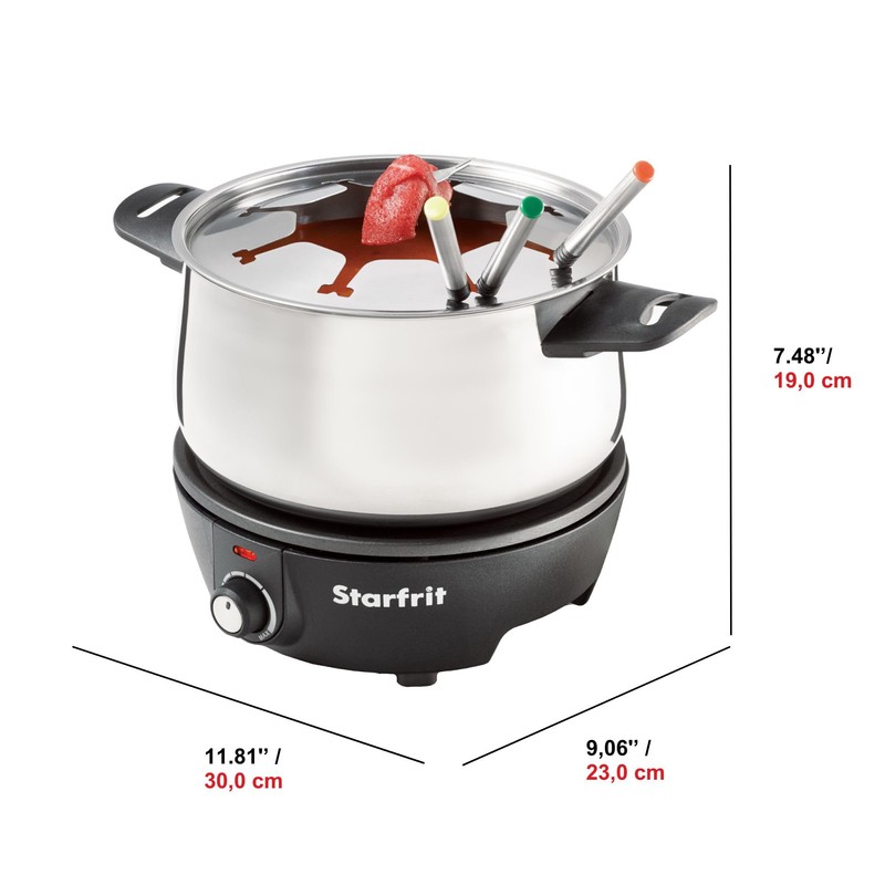 Starfrit Electric Fondue 12PC Set - 3L - Quick Release
