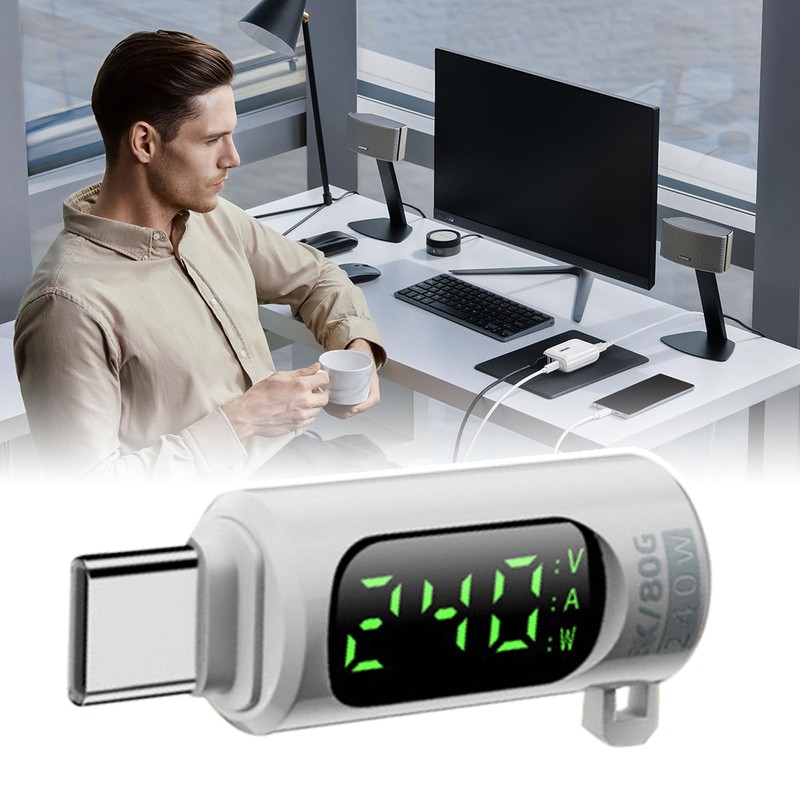 USB Tester - Digital Display Adapter | High Speed Transportation