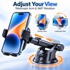 Car Phone Mount for Dashboard, Windshield & Air Vent, Telescopic