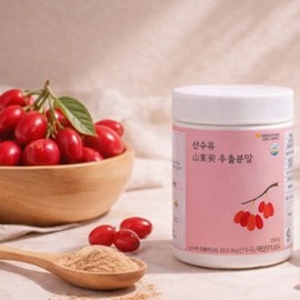 Unidream Mall Cornus officinalis Wellers Cornus officinalis extract powder 200g (domestic Cornus officinalis) / 웰러스 산수유 추출분말 200g (국내산 산수유)