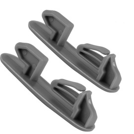 8565925 WP8565925 Dishwasher Rack Track Stop Clip Compatible with Whirlpool Kenmore Maytag KitchenAid,Replaces AP6013365 8270105 8524581 8524582 8565920, 8565925 W10082860 WP8565925VP,1-year warranty