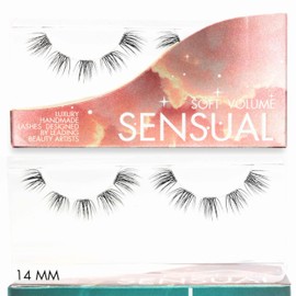 GAZELLE Luxury Sensual 14mm Natural Eyelash Clusters – Soft Korean Silk PBT, Wispy & Lightweight – 10 Day Wear – Handmade, Vegan, Cruelty-Free – Women Owned – 10 Lashes