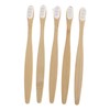 NOLITOY 5pcs Portable Manual Toothbrushes for Adults Round Head Design