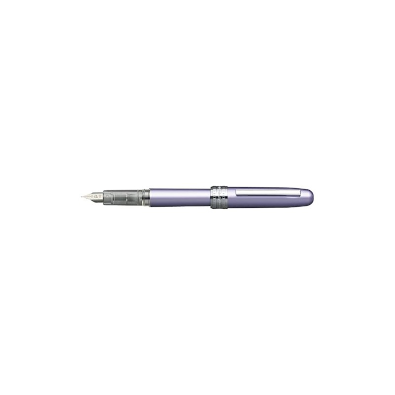PLATINUM Plaisir PGB-1000#28 Fountain Pen/Nib Thicknesses: Fine/Colour: Purple/Handmade/Plastic Packaging/Fountain Pen
