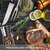 Molinillo de especias de acero inoxidable de 2.5 pulgadas para