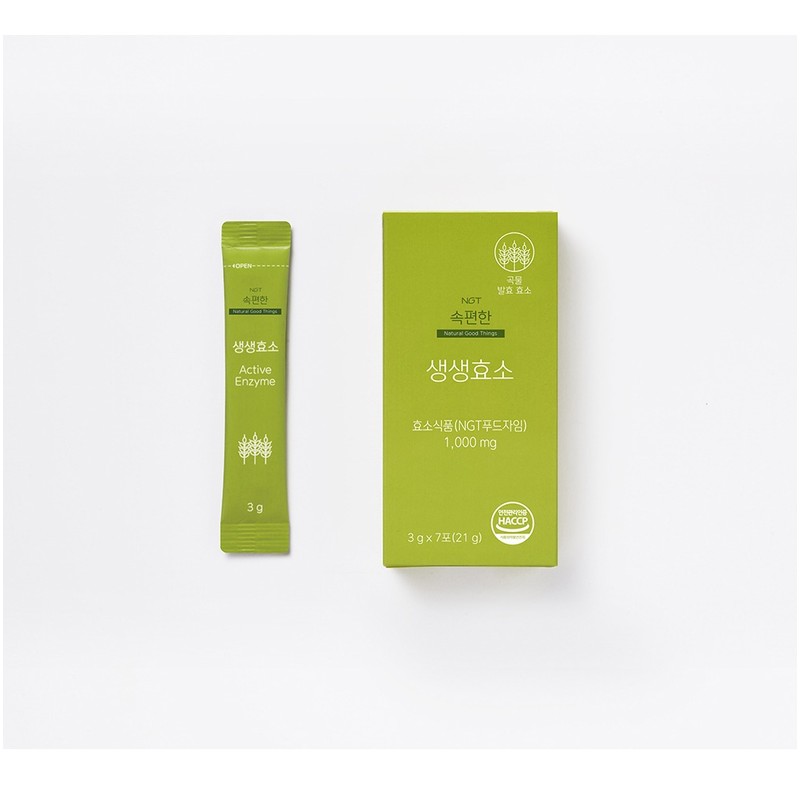 네츄럴굿띵스 속편한 생생효소 7p, 21g, 1개 Natural Goodthings Easy Digest