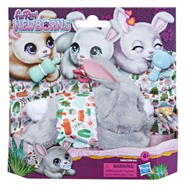 Hasbro F4084 Furreal Newborns pet Dog or cat sdos. Open and Close Your Eyes Includes 4 Accessories, Multicoloured