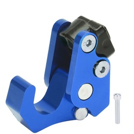 helmet luggage hanger for motorcycle, Motorcycle Helmet Hook Universal Claw Shaped Motorcycle Hook CNC Aluminum Alloy Scooter Helmet Bag Luggage Hook Hanger Carry Holder(Blue)