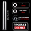 12 Pcs 6 Inches HZCPENG 12mm Diameter 2mm Thickness Borosilicate