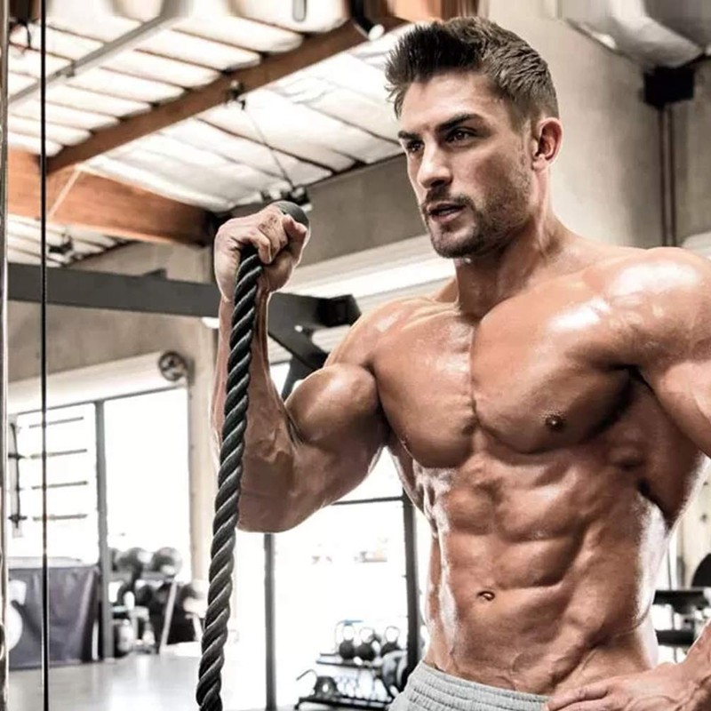 Luwint Tricep Rope Cable Attachment, Heavy Duty Coated Pull Down