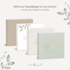 mintkind® Guest Book Wedding Sage - Wedding Book, 84 Pages