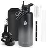 RAYMYLO Insulated Water Bottle 87 oz, Triple Wall Vacuum Stainless