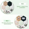 Mindsoft 16 Pcs Hexagon Cork Board for Walls with 50