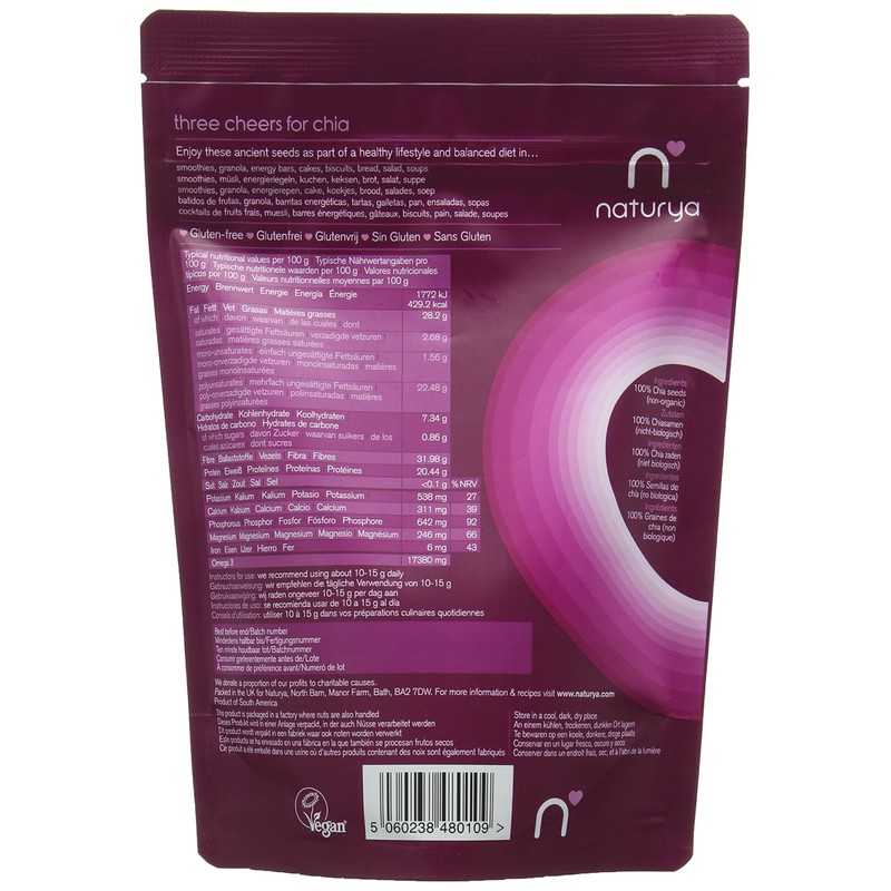 Naturya Chia Seeds, 300g