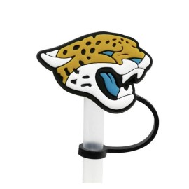 Jacksonville, Jaguars, Silicone Spill Proof Straws topper Plug