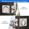Dontay Pocket Door Passage Latches Not Lock, Large Lever, Double