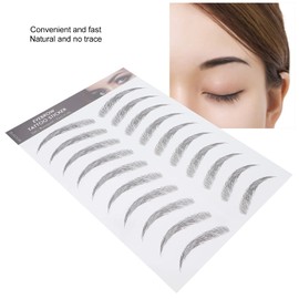 Eyebrow Tattoo Sticker,Long Lasting Eyebrow Transfers Sticker Household Portable Women Eyebrow Tattoo Sticker(BLACK-09)