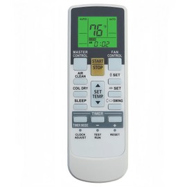 Replacement Remote Control for Fujitsu ASU7RLF1 ARU7RLF ASU9RLF1 ASU12RLF1 ASU9RL2 ASU12RL2 ASU9RLS ASU12RLS2 ASU9RLS2 AUU7RLF AR-RAJ1E ASU09RL2 Split System Air Conditioner
