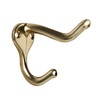 HASWARE 6 PCS Double Prong Robe Hook, Dual Coat Hooks