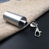 iSavage 1.5oz Hip Flask 18/8 Stainless Steel Cylinder Shaped Mini