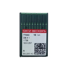 Groz-Beckert 10 GROZ BECKERT 16X257 16X95 DBX1 16X231 1738 Sharp Sewing Machine Needles - 8/60