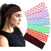 Heart Headbands for Women Elastic Non Slip Valentines Day Headbands