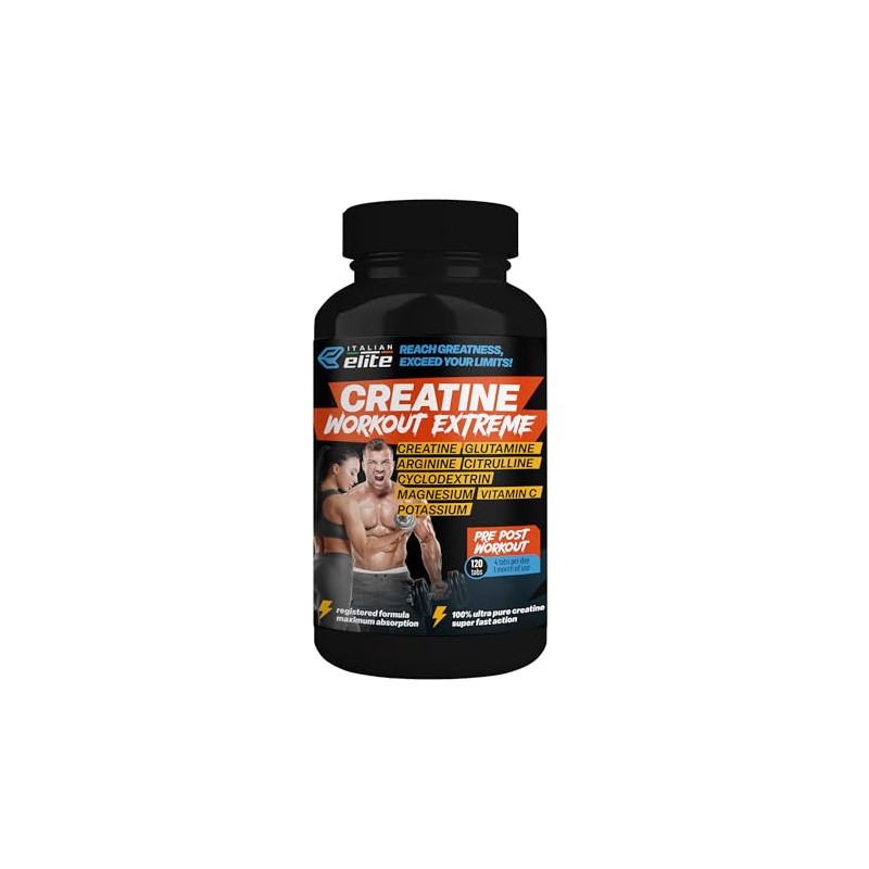 Italian Elite® Creatine Extreme, Creatine with Glutamine, Arginine, Citrulline, VIT