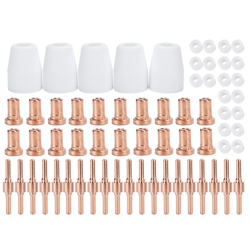 65Pcs PT‑31 Plasma Cutting Consumables Fit for CUT‑40 Plasma Cutting