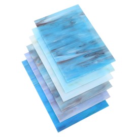 iplusmile 6 Sheets Colored My Culf Crakes Student Mosaic Water Ripples Church Mural