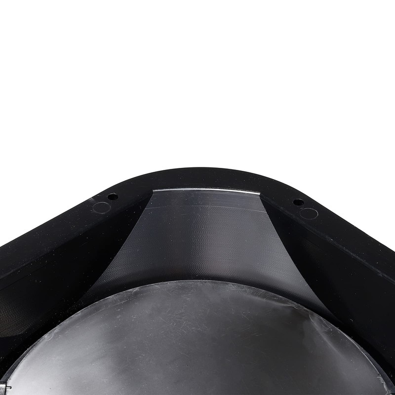 PATIKIL 8 Inch Duct Connector Flange, ABS Square Air Ventilation