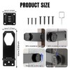 BNGXR Security Hasp Lockable, Safety Hasp with Combination Lock, Security